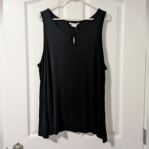 Penningtons Black Keyhole Tank Top